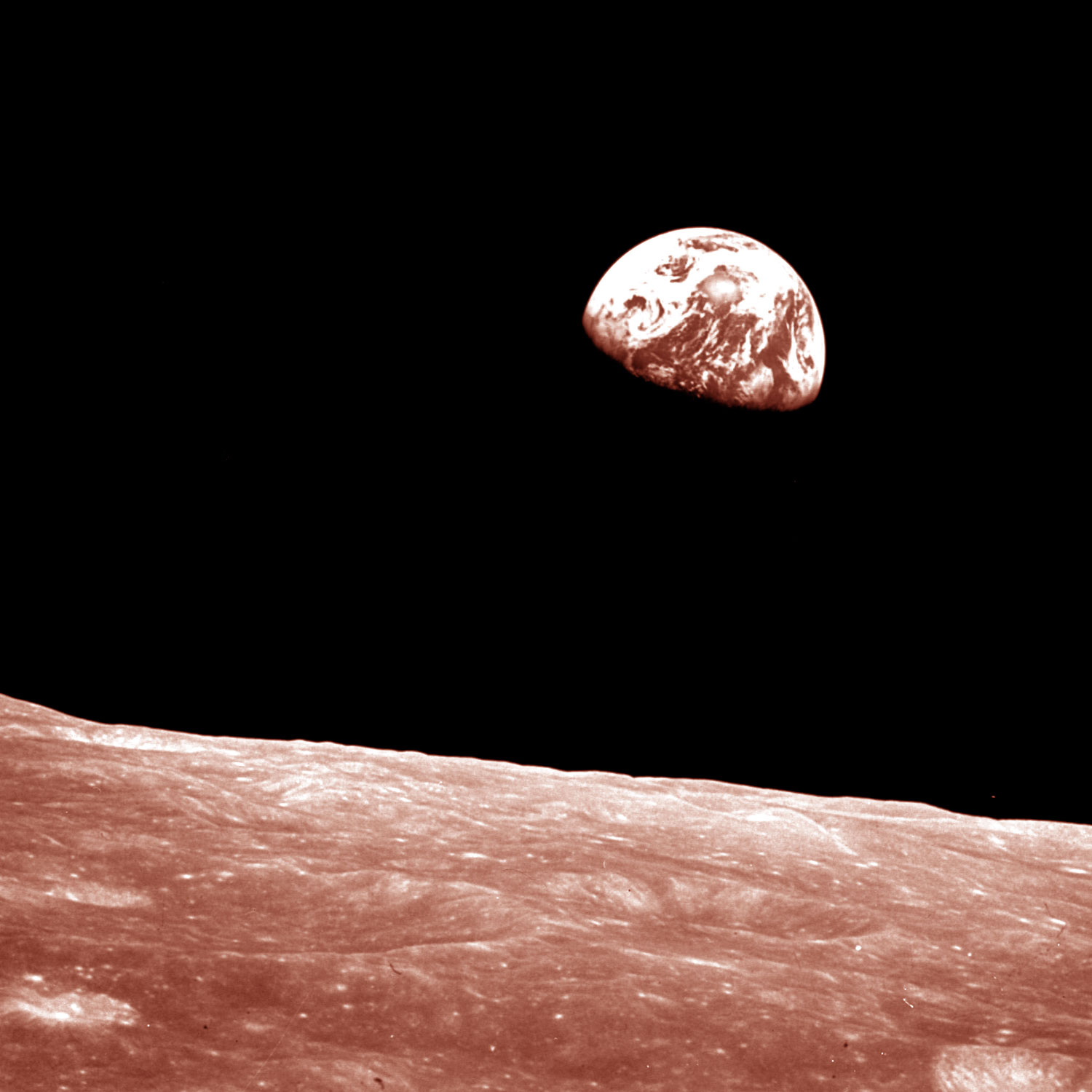 Behind the Photo: Apollo 8's 'Earthrise' Over the Moon, image size:1500x1500