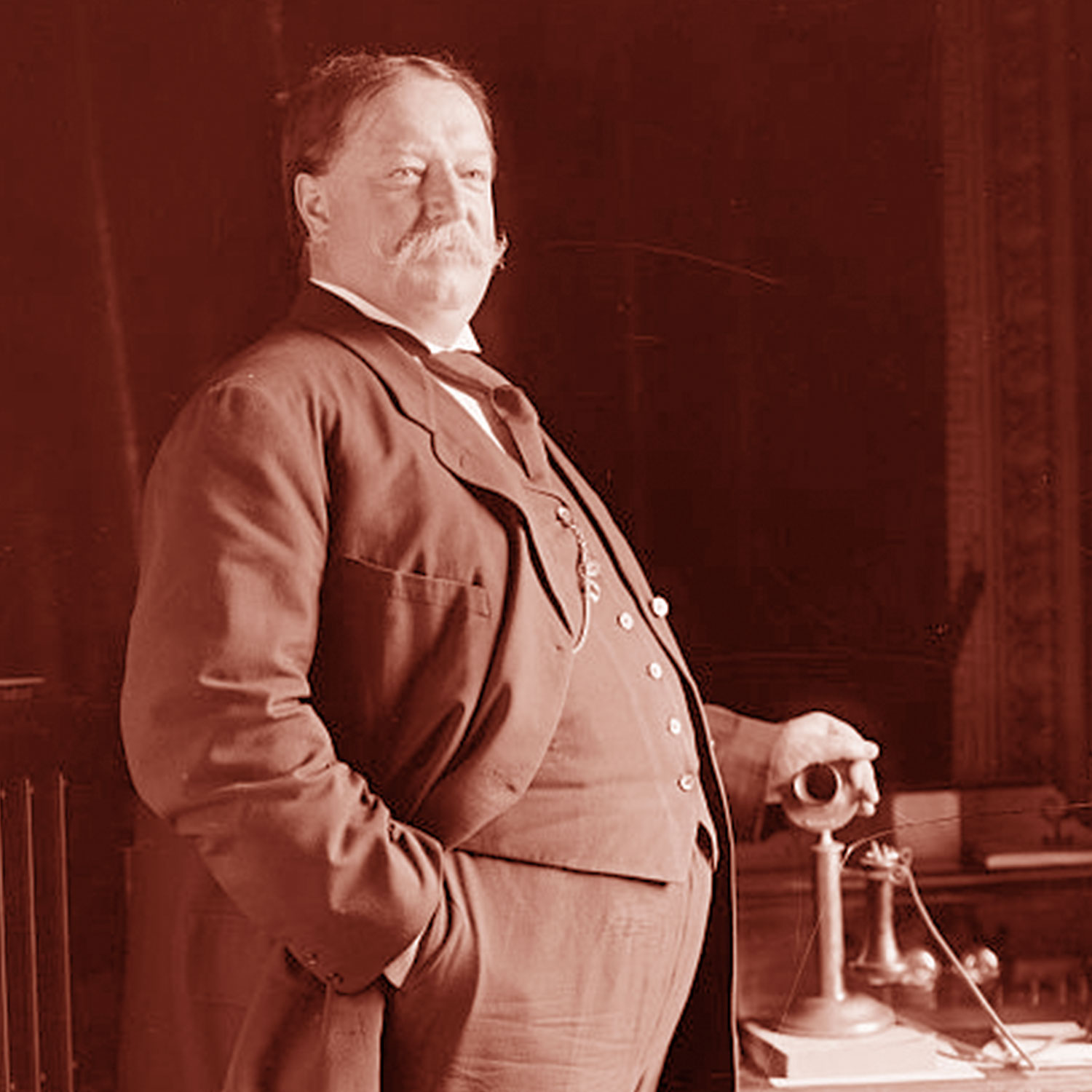 William Howard Taft's housekeeper kept track of his weight