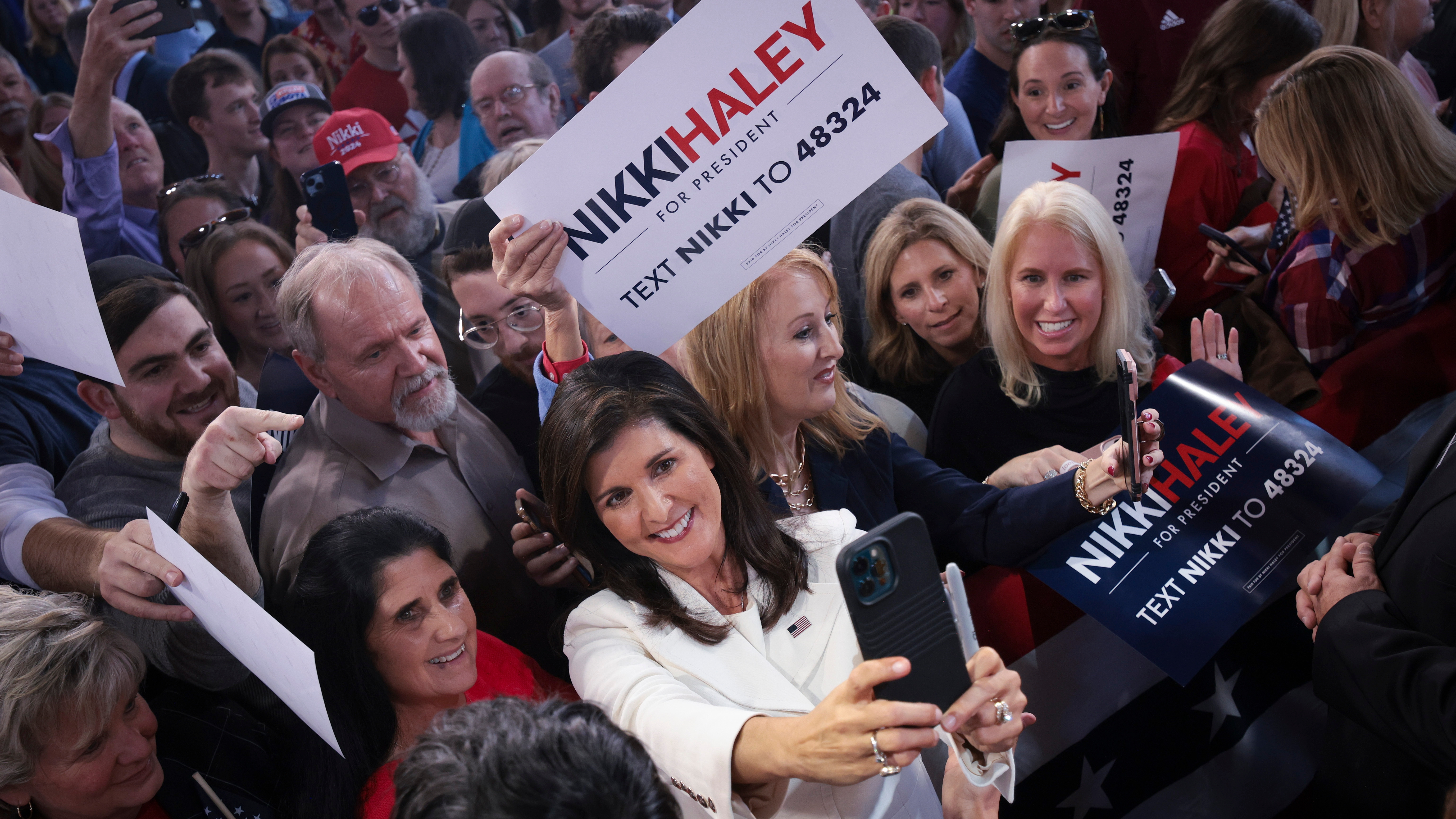 Former SC Gov. Nikki Haley 2024 US Presidential bid rally in Charleston