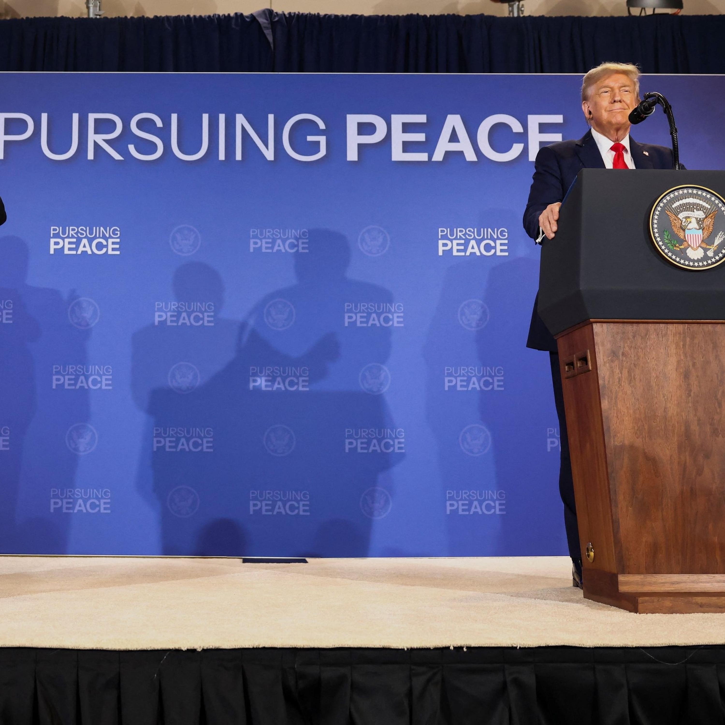 Trump's peacemaking dreams and D.C. pizza party